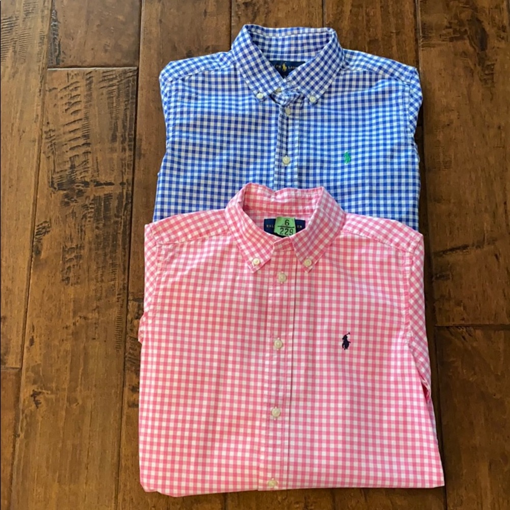 TWO Ralph Lauren Boys’ Button Down shirts